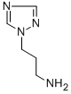 structure of CAS# 69807-82-5, 1H-1,2,4-Triazole-1-Propanamine;3-(1,2,4-Triazol-1-Yl)Propylamine;Bas 10145261;3-[1,2,4]Triazol-1-Yl-Propylamine