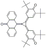 CAS 登录号：69828-92-8， 10-[2,3-二[3,5-二(1,1-二甲基乙基)-4-氧代-2,5-环己二烯-1-亚基]环丙亚基]蒽-9(10H)-酮