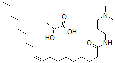 CAS 登录号：69898-44-8， N-(3-二甲基氨基丙基)油酰胺乳酸盐