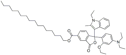 CAS#: 69898-62-0， Hexadecyl 1-[4-(Diethylamino)-2-Ethoxyphenyl]-1-(1-Ethyl-2-Methyl-1H-Indol-3-Yl)-1,3-Dihydro-3-Oxoisobenzofuran-5-Carboxylate