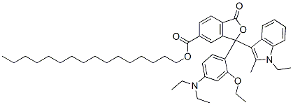 CAS#: 69898-63-1， Hexadecyl 3-[4-(Diethylamino)-2-Ethoxyphenyl]-3-(1-Ethyl-2-Methyl-1H-Indol-3-Yl)-1,3-Dihydro-1-Oxoisobenzofuran-5-Carboxylate