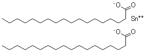 structure of CAS# 6994-59-8, Octadecanoicacid, Tin(2+) Salt (2:1);Stannous Octadecanoate;Stannous Stearate