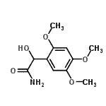 CAS#: 70023-64-2， 2-Hydroxy-2-(2,4,5-trimethoxyphenyl)acetamide