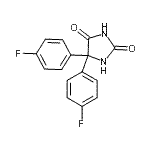 CAS#: 70028-85-2， 5,5-Bis(4-fluorophenyl)-2,4-imidazolidinedione