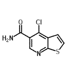 CAS#: 700844-20-8， 4-Chlorothieno[2,3-b]pyridine-5-carboxamide