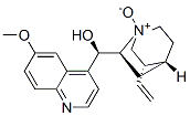 structure of CAS# 70116-00-6, Quinidine N-Oxide;(S)-(6-Methoxy-4-Quinolyl)-[(2R,5R)-1-Oxido-5-Vinyl-Quinuclidin-1-Ium-2-Yl]Methanol;(S)-(6-Methoxy-4-Quinolyl)-[(2R,5R)-1-Oxido-5-Vinyl-2-Quinuclidin-1-Iumyl]Methanol;Cinchonan-9-Ol, 6'-Methoxy-, 1-Oxide, (9S)-