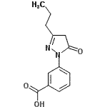 CAS 登录号：701221-57-0， 3-(5-氧代-3-丙基-4,5-二氢-1H-吡唑-1-基)苯甲酸