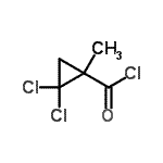 CAS#: 701223-12-3， 2,2-Dichloro-1-methylcyclopropanecarbonyl chloride