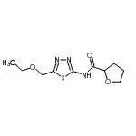 CAS#: 701239-54-5， N-[5-(Ethoxymethyl)-1,3,4-thiadiazol-2-yl]tetrahydro-2-furancarboxamide