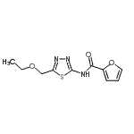 CAS#: 701246-96-0， N-[5-(Ethoxymethyl)-1,3,4-thiadiazol-2-yl]-2-furamide
