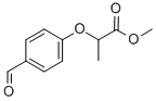structure of CAS# 70129-95-2, 2-(4-Formylphenoxy)-Propanoic Acid Methyl Ester;Methyl 2-(4-Formylphenoxy)Propanoate;Methyl 2-(4-Formylphenoxy)Propionate
