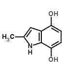 CAS#: 70178-10-8， 2-Methyl-1H-indole-4,7-diol
