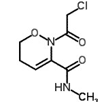 CAS#: 70236-00-9， 2-(Chloroacetyl)-N-methyl-5,6-dihydro-2H-1,2-oxazine-3-carboxamide