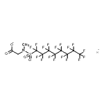CAS#: 70281-93-5， Potassium {[(heptadecafluorooctyl)sulfonyl](methyl)amino}acetate