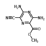 CAS#: 70296-91-2， Methyl 3,5-diamino-6-cyano-2-pyrazinecarboxylate