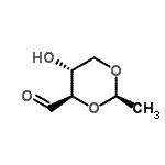 CAS#: 70377-89-8， (2R,4R,5R)-5-hydroxy-2-methyl-1,3-dioxane-4-carbaldehyde