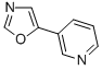 structure of CAS# 70380-74-4, 3-(5-Oxazolyl)-Pyridine;5-(Pyridin-3-Yl)-1,3-Oxazole;3-(1,3-Oxazol-5-Yl)Pyridine;5-(3-PYRIDYL)-1,3-OXAZOLE