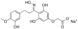 CAS#: 70413-07-9， (3,5-Dihydroxy-4-(1-(Hydroxyimino)-3-(3-Hydroxy-4-MethoxyPhenyl)Propyl)Phenoxy)-Acetic Acid Monosodium Salt