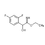CAS#: 704207-37-4， Ethyl 2-(2,4-difluorophenyl)-2-hydroxyethanimidate