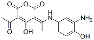 CAS#: 70466-83-0， 5-Acetyl-3-[1-[(3-Amino-4-Hydroxyphenyl)Amino]Ethylidene]-4-Hydroxy-2H-Pyran-2,6(3H)-Dione