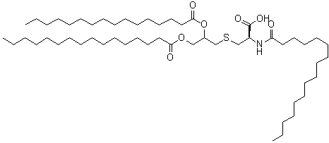 CAS 登录号：70512-46-8， S-[2,3-二(棕榈酰氧基)丙基]-N-棕榈酰半胱氨酸