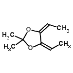 CAS#: 70517-30-5， (4E,5E)-4,5-Diethylidene-2,2-dimethyl-1,3-dioxolane