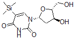 CAS#: 70523-31-8， 1-(2'-Desoxy-alpha-D-ribofuranosyl)-5-trimethylsilyluracil