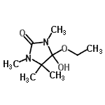 CAS#: 705282-76-4， 4-Ethoxy-4-hydroxy-1,3,5,5-tetramethyl-2-imidazolidinone
