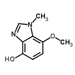 CAS#: 705927-95-3， 7-Methoxy-1-methyl-1H-benzimidazol-4-ol