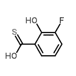 CAS#: 705950-02-3， 3-Fluoro-2-hydroxybenzenecarbothioic S-acid