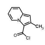 CAS#: 70601-77-3， 2-Methyl-3-indolizinecarbonyl chloride