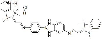 CAS#: 70632-10-9， N-[(1,3-Dihydro-1,3,3-Trimethyl-2H-Indol-2-Ylidene)Ethylidene]-2-[4-[[(1,3-Dihydro-1,3,3-Trimethyl-2H-Indol-2-Ylidene)Ethylidene]Amino]Phenyl]-1H-Benzotriazole-5-Amine Dihydrochloride