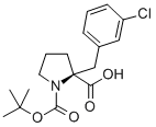 CAS#: 706806-69-1， Boc-(S)-alpha-(3-Chlorobenzyl)-Proline