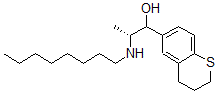 CAS#: 70700-29-7， (2R)-2-(Octylamino)-1-(6-thiochromanyl)propan-1-ol