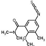 CAS#: 70751-94-9， 5-Isothiocyanato-2-methoxy-N,N,3-trimethylbenzamide