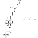 CAS#: 70776-16-8， Trisodium 2-hydroxy-3-{[1-({1-[(3-methylheptyl)oxy]-3-sulfonato-2-propanyl}oxy)-3-sulfonato-2-propanyl]oxy}-1-propanesulfonate