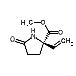 CAS#: 70805-06-0， Methyl 5-oxo-2-vinyl-L-prolinate