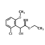 CAS#: 708201-23-4， Ethyl 2-(2-chloro-6-methoxyphenyl)-2-hydroxyethanimidate