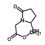 CAS#: 70821-47-5， Methyl (2-methyl-5-oxo-1-pyrrolidinyl)acetate