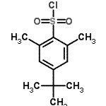 结构式 CAS# 70823-04-0, 2,6-二甲基-4-(2-甲基-2-丙基)苯磺酰氯
