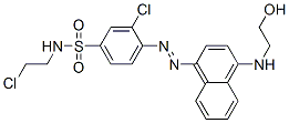 CAS#: 70865-33-7， 3-Chloro-N-(2-Chloroethyl)-4-[[4-[(2-Hydroxyethyl)Amino]-1-Naphthyl]Azo]Benzenesulphonamide