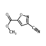 CAS#: 70869-89-5， Methyl 3-cyano-1,2-oxazole-5-carboxylate
