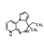 CAS#: 708969-02-2， 7-Ethyl-7-methyl-6,7-dihydro-4H-pyrido[2,3-c]pyrrolo[1,2-e][1,2,5]triazepine