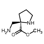 CAS#: 708972-38-7， Methyl 2-(aminomethyl)-L-prolinate
