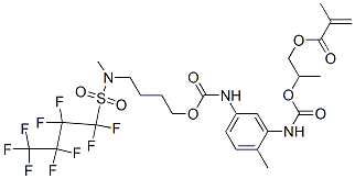 CAS#: 70900-38-8， 2-[[[[2-Methyl-5-[[[4-[Methyl[(Nonafluorobutyl)Sulphonyl]Amino]Butoxy]Carbonyl]Amino]Phenyl]Amino]Carbonyl]Oxy]Propyl Methacrylate