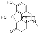 结构式 CAS# 71-68-1, 氢吗啡酮盐酸盐