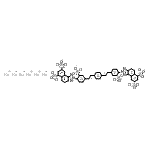 CAS#: 71033-16-4， Hexasodium 2,2'-{1,4-phenylenebis[(E)-2,1-ethenediyl(2-sulfonato-4,1-phenylene)]}bis(2H-naphtho[1,2-d][1,2,3]triazole-6,8-disulfonate)