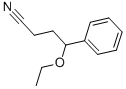structure of CAS# 71172-39-9, gamma-Ethoxybenzenebutyronitrile;4-Ethoxy-4-Phenyl-Butanenitrile;4-Ethoxy-4-Phenyl-Butyronitrile;Nsc62698