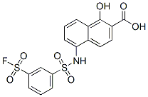 CAS#: 71173-80-3， 5-[[[3-(Fluorosulphonyl)Phenyl]Sulphonyl]Amino]-1-Hydroxy-2-Naphthoic Acid