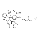 CAS#: 71185-84-7， sodium, 2-aminoacetic acid, 4-[3-(4-hydroxy-5-isopropyl-2-methyl-phenyl)-1,1-dioxo-2,1lambda<sup>6</sup>-benzoxathiol-3-yl]-2-isopropyl-5-methyl-phenol